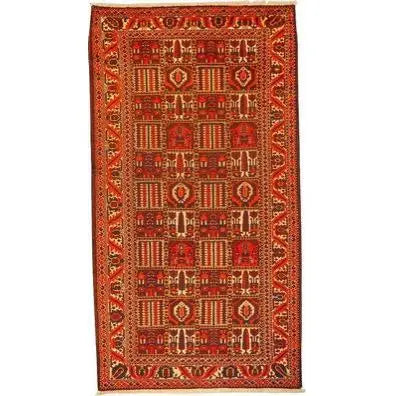 One Of The Kind Persian Bakhtiar Rug 10'2" x 5'1"